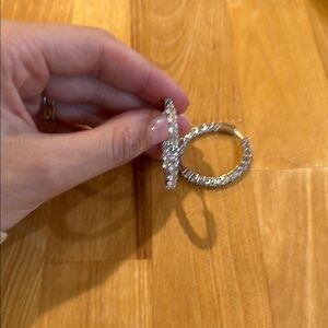 Elegant Silver Hoop Earrings